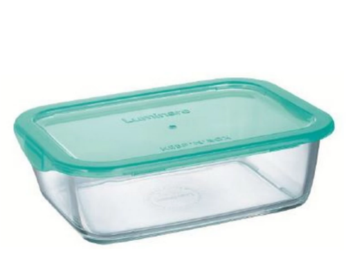 P5516 Ємність для харчових продуктів прямокутна з кришкою 1970мл «Luminarc» Keep\'n\'Box Lagoon
