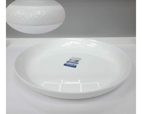 Q2156 Посуд скляний «Luminarc» Precious - тарілка обідня кругла d=25см