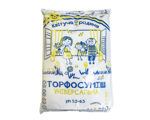 Торфяний субстракт Універсальна Квітуча Родина 20л