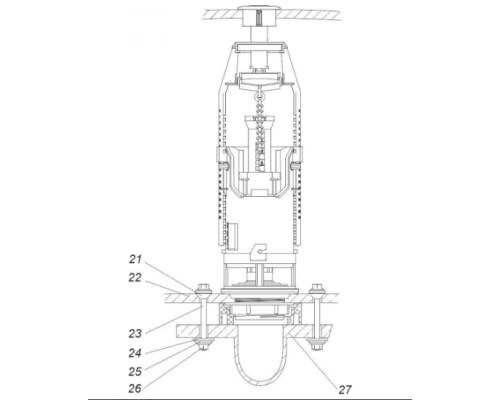 Комплект арматури для зливного бачка з боковою подачею води 1/2″ та двома режимами зливу АБк2-01