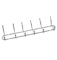 Вішалка металева 4,2мм товщина 6гачків посилені 24379