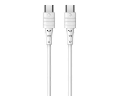 USB Remax RC-068 PD 65W Type-C to Type-C (Бiлий)