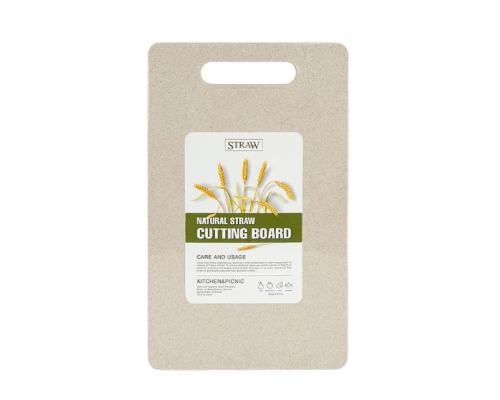 Обробна дошка з пшеничного пластику 33*20*0,4см M5136