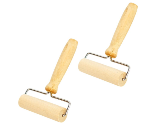 Дерев’яний кухонний ролик для розкачування тіста 637-15