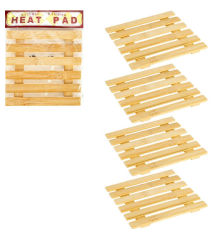 Підставка бамбукова під гаряче квадратна 17,5см RH-34