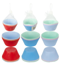 Форми силіконові для кексів, 6 штук FY-0834