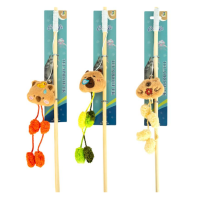 Іграшка дражнилка для котика на паличці "Капібара" 670