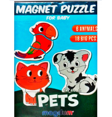 Magnets puzzle for baby Рets ML4031-34 EN