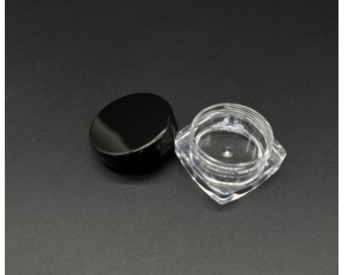 Баночка пластикова для крему. 29x29х15мм 3мл