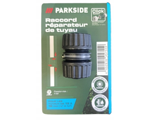 З'єднувач для садового шланга 13-15 мм 1/2 швидкоремонтний PARKSIDE