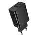 Мережевий зарядний пристрій Hoco CS95A 1USB/1USB-C QC/PD 30W (Чорний)