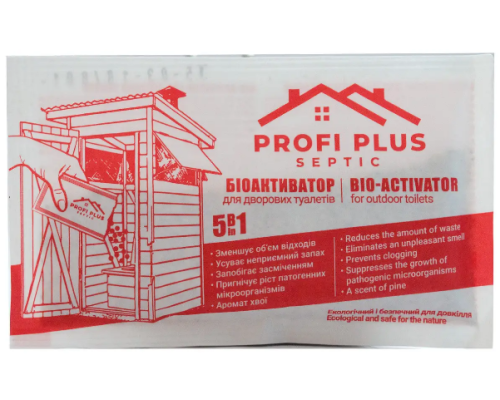 Біоактиватор д/дворових туалетів 25г Profi Plus Septic
