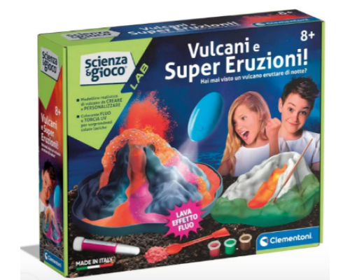 Набір для наукових експериментів Clementoni Volcanoes and Super Eruptions 8+
