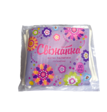 Ватні палички “СВІЖАНКА” 100 шт п/е 51005