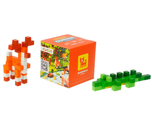 Деревяний конструктор-сюрприз "Cubika World"