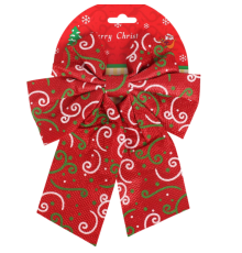 Бант новорічний великий 22.5*18см WJX-14/9505