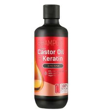 BION Шампунь для волосся "Black Castor Oil & Keratin" 355мл