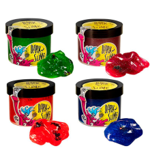 Слайм-Лизун "Dark slime - з декором" Strateg 71829 100 г в асортименті