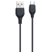 Кабель USB XO NB103 Micro 2m (Чорний)