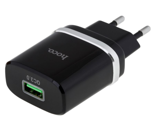 Зарядний Пристрій Hoco C12Q QC3.0 18W Type-C (Бiлий) Зарядний Пристрій Hoco C12Q QC3.0 18W Type-C (Бiлий)