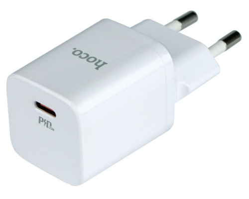 Мережевий Зарядний Пристрій Hoco N19 Rigorous PD25W (white) Мережевий Зарядний Пристрій Hoco N19 Rigorous PD25W (white)