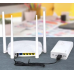 Кабель USB to DC для роутера с 5v на 12v 0.5A 5.5 х 2.1 mm (Чорний)