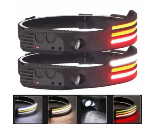 Ліхтар налобний акумуляторний з датчиком руху Coba CB-689-3 (60)