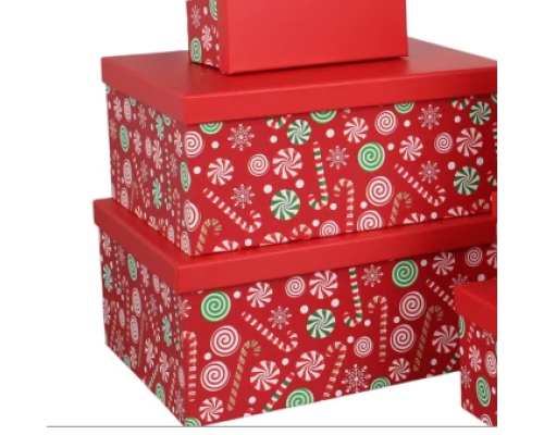 Новорічна подарункова коробка 73-5610 №8