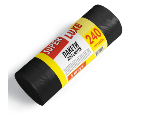 Пакети для сміття 240*5 ТМ Super Luxe (20)