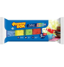 ФБ Губки кухонні COLOR 5+1шт NEW