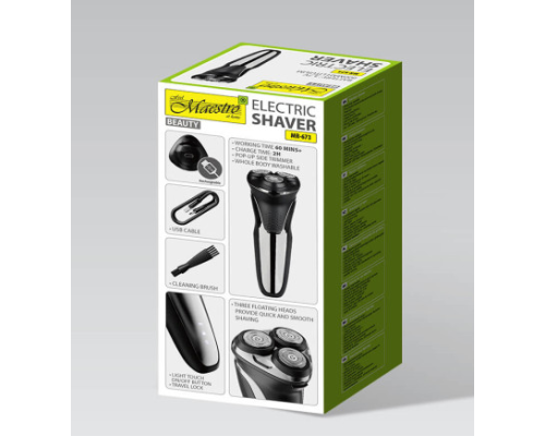 Електрична Бездротова бритва Maestro MR673
