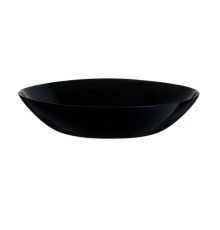 V3890 Посуд скляний «Luminarc» Zelie Black - тарілка глибока кругла d=20см
