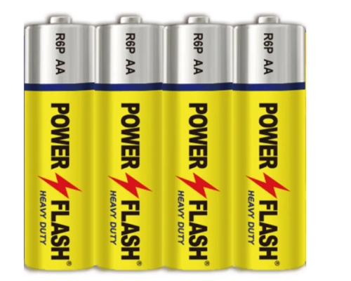 Батарейка AA Power Flash жовта сольова LR06 1шт