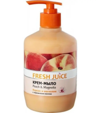 Fresh Juice р/крем-мило з дозатором 460мл peach&magnolia