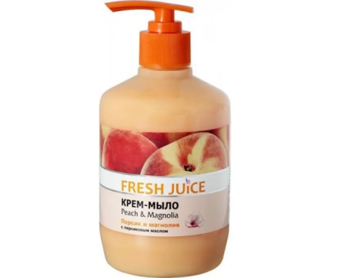 Fresh Juice р/крем-мило з дозатором 460мл peach&magnolia