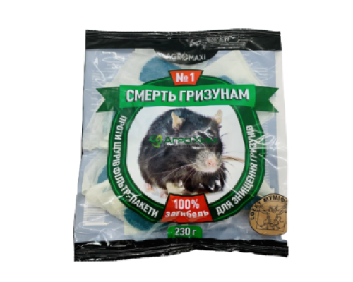 Смерть гризунам тісто №2 230г арахіс/масло АМ