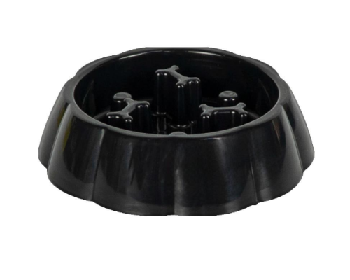 Миска для повільного поїдання корма рельєфна 16*5см