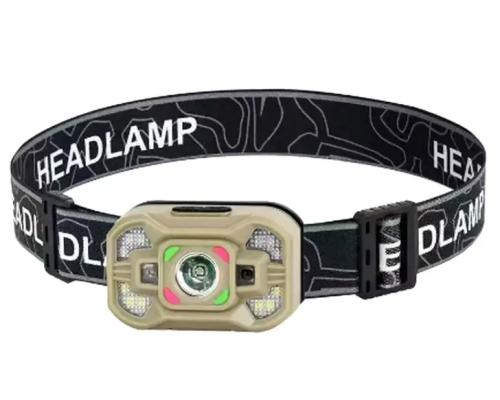 Ліхтар налобний Type-C із сенсорним датчиком Bailong T127 (240) 6425