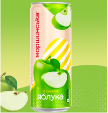 Моршинська 0,33л ж/б лим. зі смаком Яблуко x 12 б