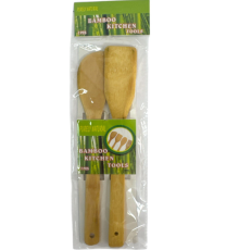 Набір лопаток бамбукових 2шт (28*4.5)см