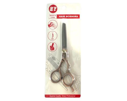 Ножиці для стрижки волосся філірувальні із зубами на листі 15см