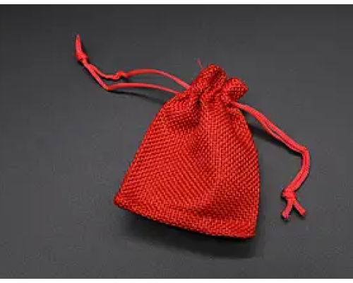 Мішечок з мішковини на затяжках 17х23см/15*20см