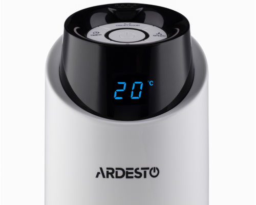 Вентилятор ARDESTO колонний, 90см, 50Вт, пульт ДК, дисплей, чорно-білий