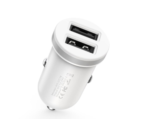Автомобільний Зарядний Пристрій XO-CC18 Dual USB (Чорний)