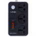 Мережевий Подовжувач LDNIO SC3412 3 ports / PD / 3USB QC 3.0 (Чорно Сірий)