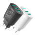 Мережевий Зарядний Пристрій Yoki Led Series YK-2.4Dual 12W (Чорний)