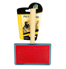 Щітка-слікер для видалення шерсті з домашніх тварин