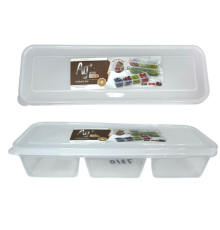 Контейнер для зберігання продуктів пл. 3 розділи (29,5*9,8*5,7)см