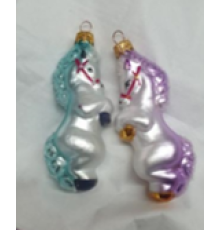 Скляна іграшка Коник на дибках 1012