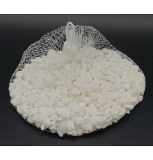 Білі камінці подрібнені поліровані для декору 50г